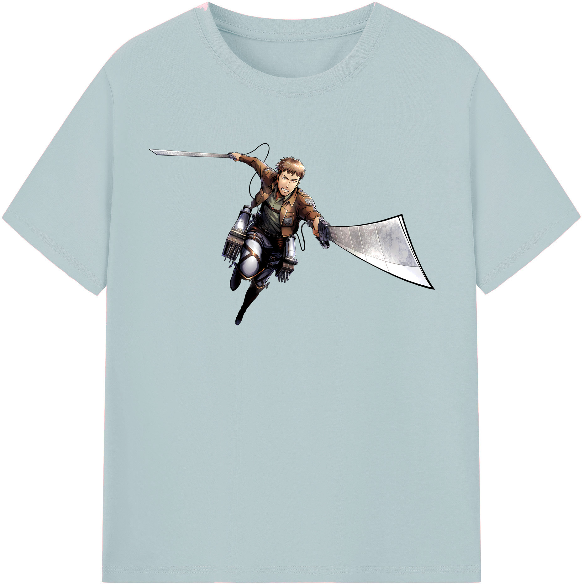 （画像用） 進撃の巨人 Attack on Titan 綿100％半袖Tシャツ（フロントプリント）